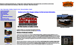 Californiacustomsheds.com thumbnail
