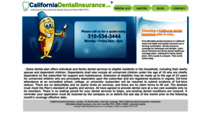 Californiadentalinsurance.com thumbnail