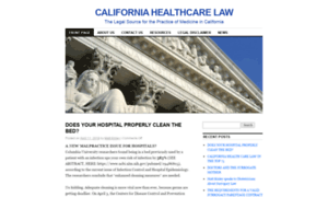 Californiahealthcarelaw.com thumbnail