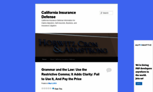 Californiainsurancedefense.wordpress.com thumbnail