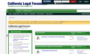 Californialegalforums.com thumbnail