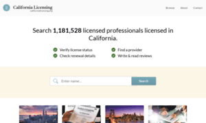 Californialicensing.org thumbnail