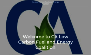 Californialowcarbonfuelandenergycoalition.com thumbnail