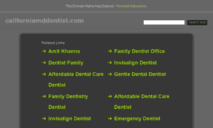 Californiamddentist.com thumbnail