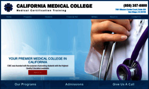 Californiamedicalcollege.edu thumbnail