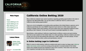 Californiaonlinebetting.com thumbnail
