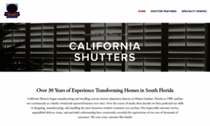 Californiashutters.com thumbnail