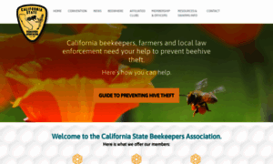 Californiastatebeekeepers.com thumbnail