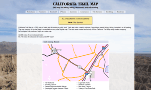 Californiatrailmap.com thumbnail