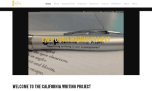 Californiawritingproject.org thumbnail