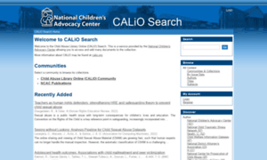Calio.dspacedirect.org thumbnail