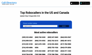 Call-directory.com thumbnail