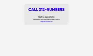 Call212numbers.com thumbnail