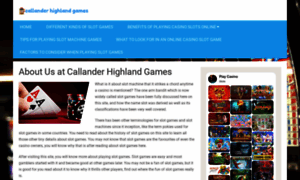 Callanderhighlandgames.co.uk thumbnail