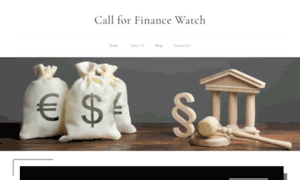 Callforfinancewatch.org thumbnail