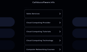 Callidussoftware.info thumbnail