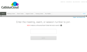 Callidussoftware.webex.com thumbnail