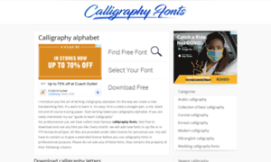 Calligraphyfonts.info thumbnail