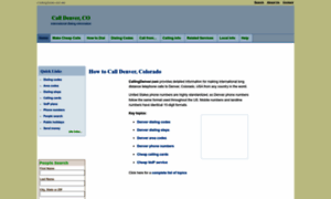 Callingdenver.com thumbnail