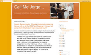 Callmejorgebergoglio.blogspot.ca thumbnail