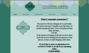 Calmcommunityacupuncture.com thumbnail