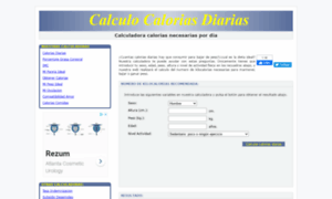 Caloriasdiarias.es thumbnail
