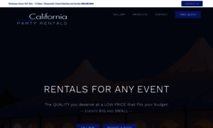 Calpartyrentals.com thumbnail