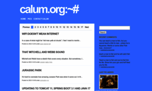 Calum.org thumbnail