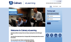 Calvary.e3learning.com.au thumbnail