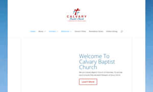 Calvarybaptistsherman.com thumbnail