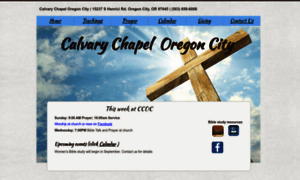 Calvarychapeloregoncity.org thumbnail