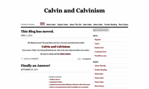 Calvinandcalvinism.wordpress.com thumbnail