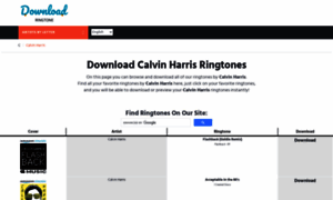 Calvinharris.download-ringtone.com thumbnail