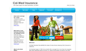 Calwestinsurance.com thumbnail
