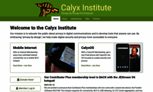 Calyxinstitute.org thumbnail