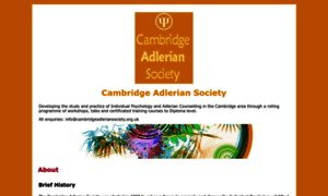 Cambridgeadleriansociety.org.uk thumbnail