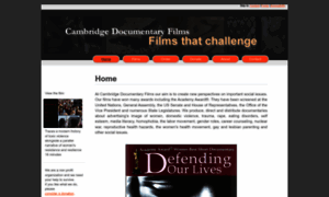 Cambridgedocumentaryfilms.org thumbnail