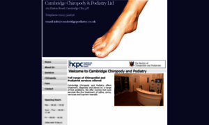 Cambridgepodiatry.co.uk thumbnail