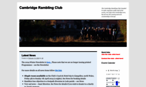 Cambridgeramblingclub.com thumbnail