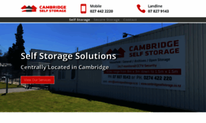 Cambridgeselfstorage.co.nz thumbnail