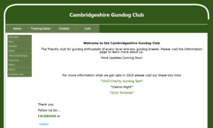 Cambridgeshiregundogclub.co.uk thumbnail