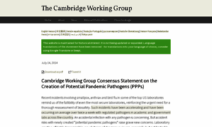 Cambridgeworkinggroup.org thumbnail