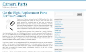 Camerareplacementparts.net thumbnail