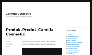 Camillacosmetic.com thumbnail