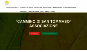 Camminodisantommaso.org thumbnail