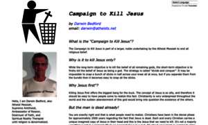 Campaigntokilljesus.org thumbnail