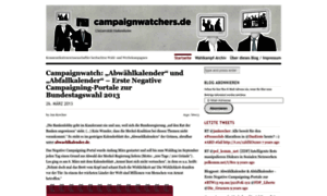 Campaignwatchers.wordpress.com thumbnail