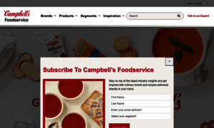 Campbellsfoodservice.com thumbnail