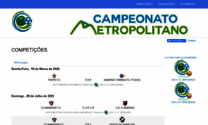 Campeonatometropolitano.com.br thumbnail