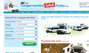 Campervanhiresalefinder.co.nz thumbnail